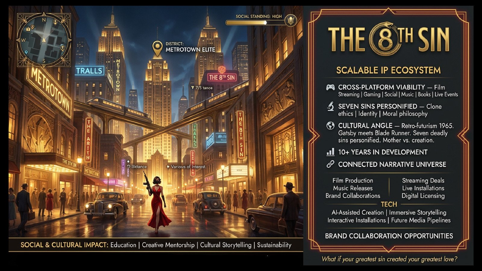 The 8th Sin scalable IP ecosystem